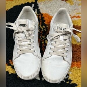 Cool Chick, VANS, Seldan, leather skate sneakers!!